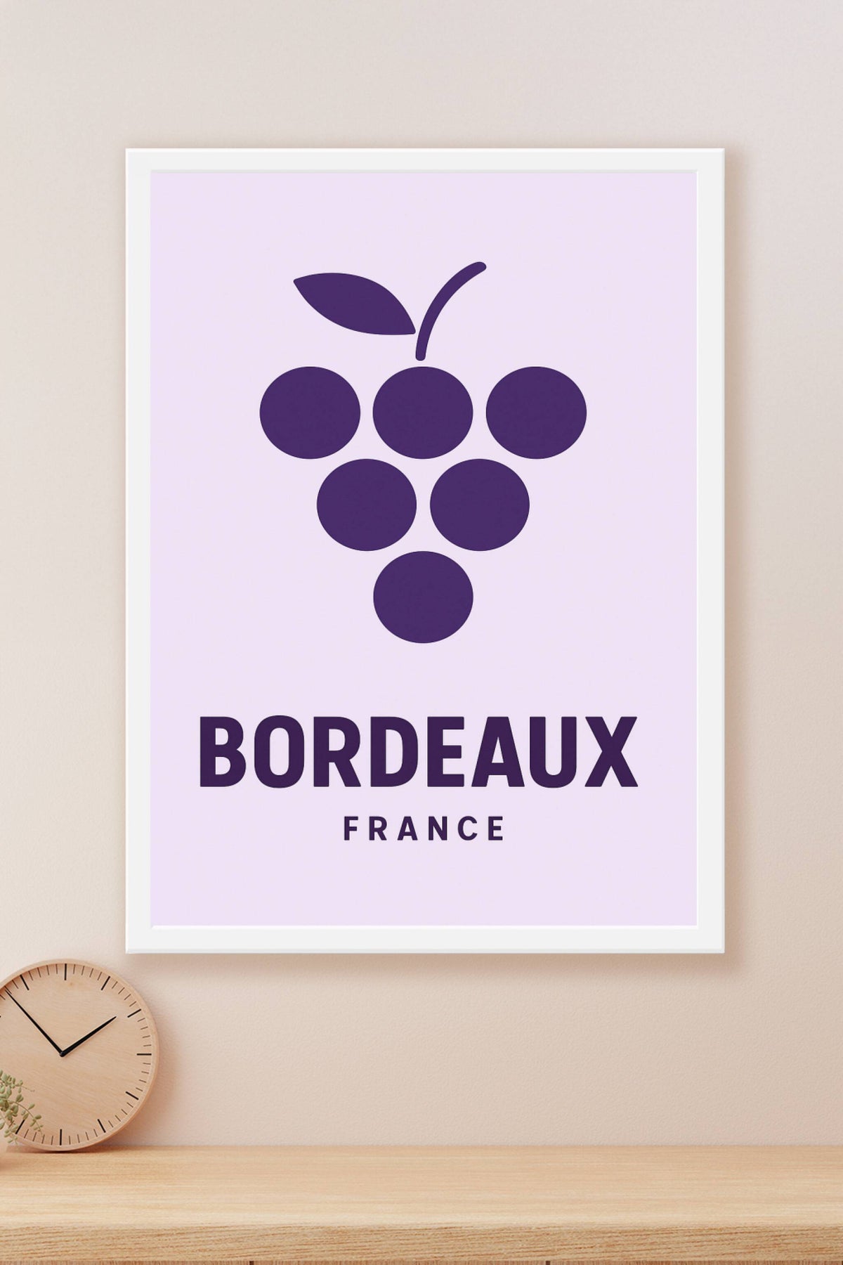 Affiche Bordeaux — L'élégance du vignoble bordelais · poster d'art de Bordeaux