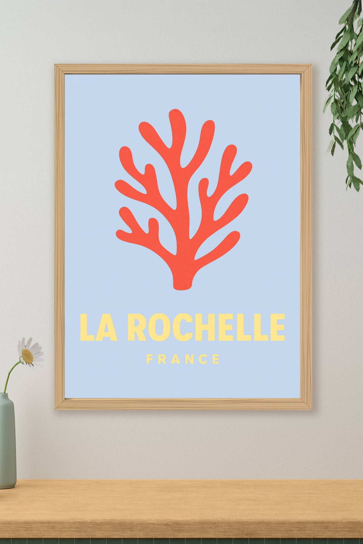 Affiche Toulon — Élégance méditerranéenne minimaliste · poster d'art de Toulon