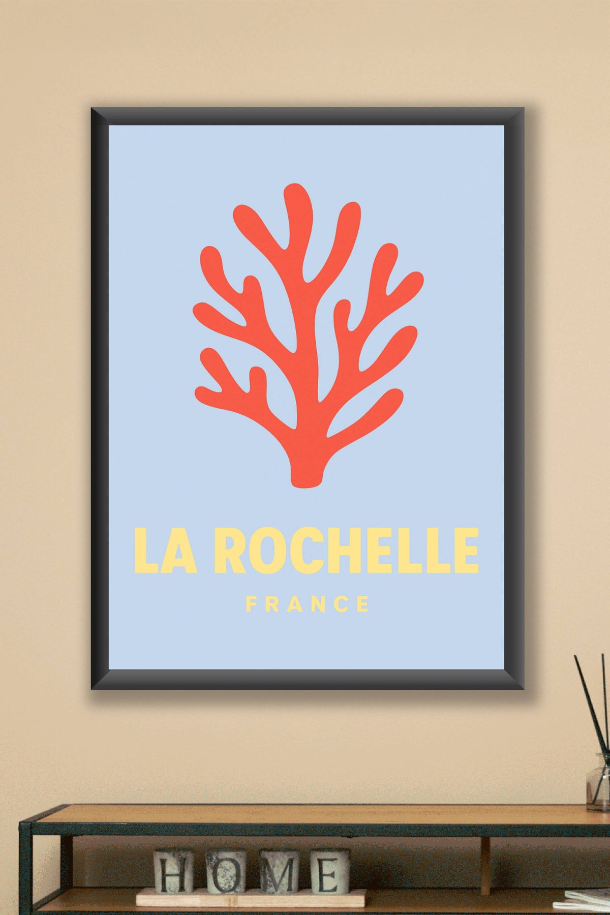 Affiche Toulon — Élégance méditerranéenne minimaliste · poster d'art de Toulon
