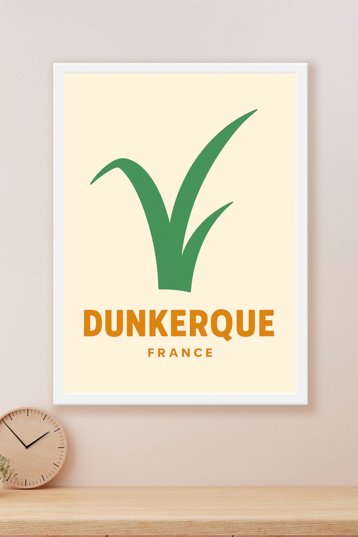 Affiche La Rochelle — Élégance et modernité en couleurs pastel · poster d'art de La Rochelle