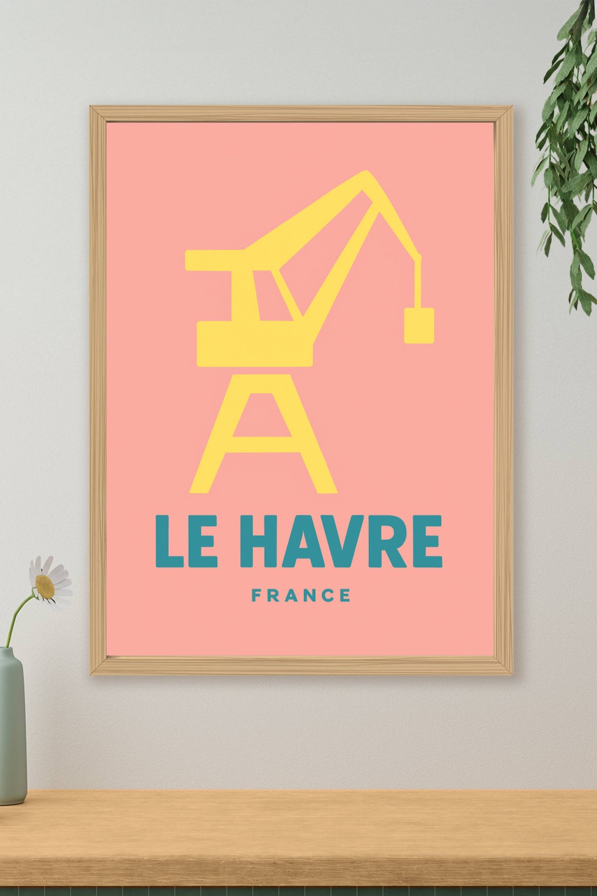 Affiche Le Havre — L'Esprit Industriel du Port · poster d'art de Le Havre