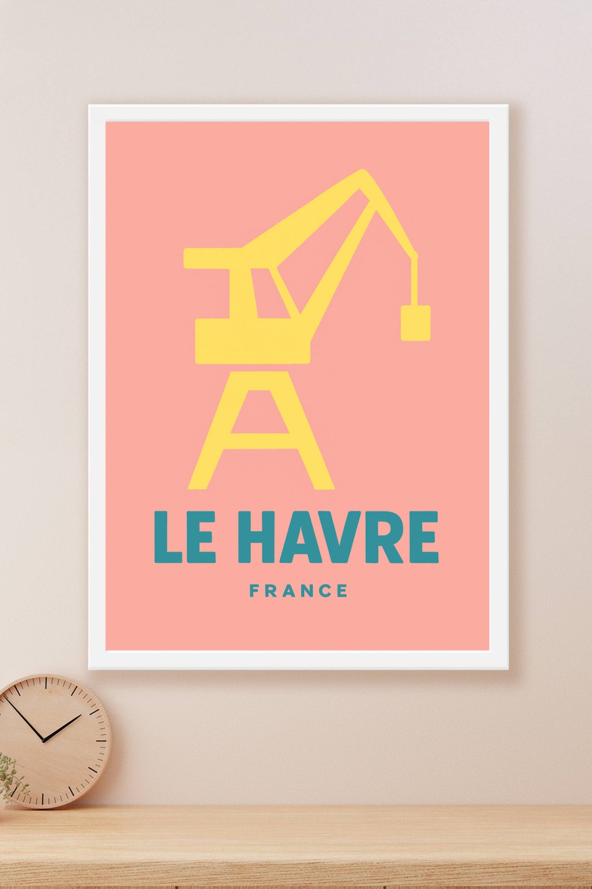 Affiche Le Havre — L'Esprit Industriel du Port · poster d'art de Le Havre
