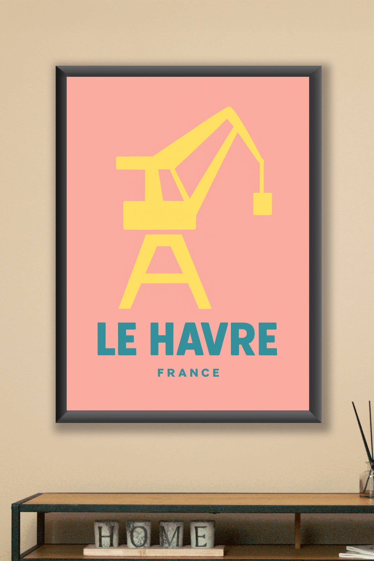 Affiche Le Havre — L'Esprit Industriel du Port · poster d'art de Le Havre