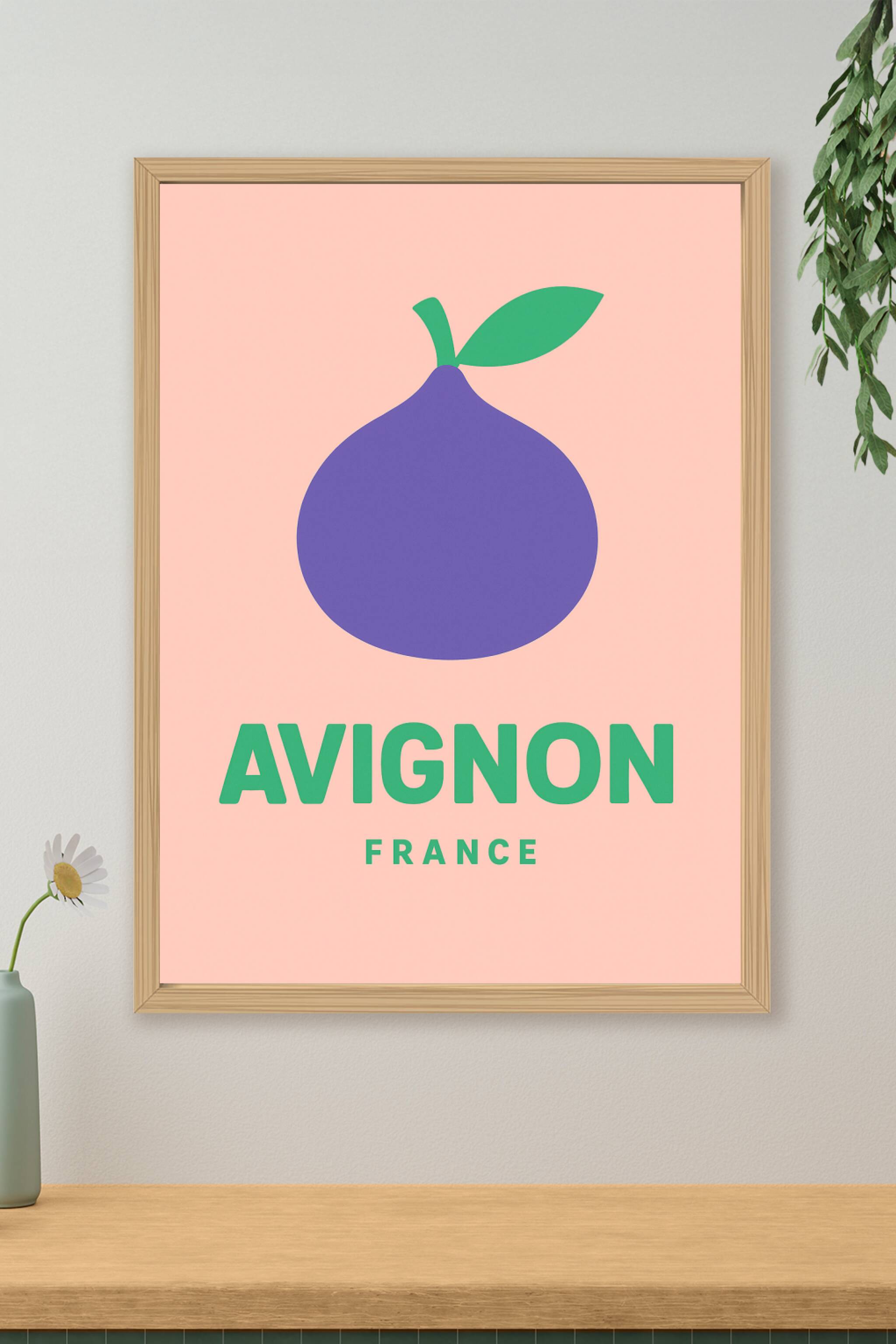 Affiche de Avignon - L'élégance fruitée du Sud
