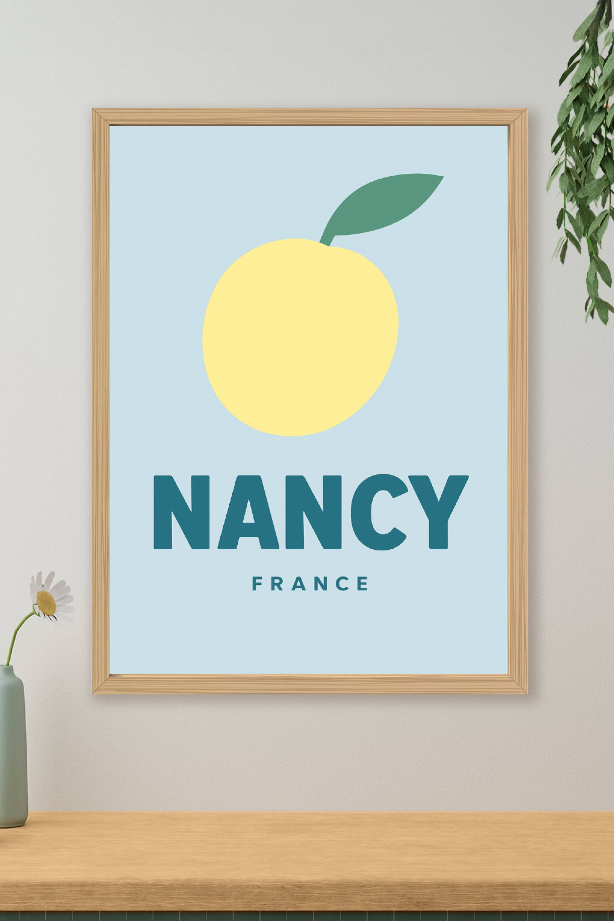 Affiche de Nancy - L'affiche fraîche et colorée