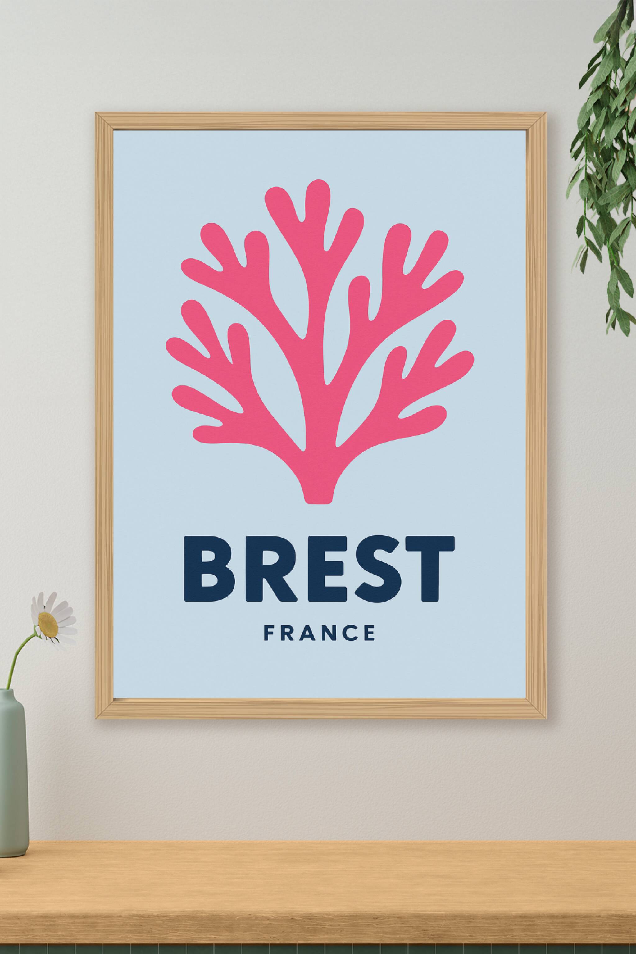 Affiche de Brest - L'élégance marine en poster