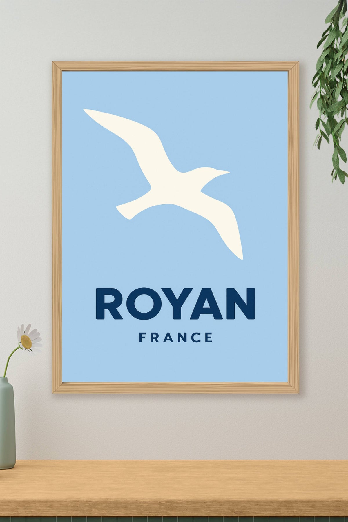 Affiche Royan — L'envolée marine de la Côte Atlantique · poster d'art de Royan