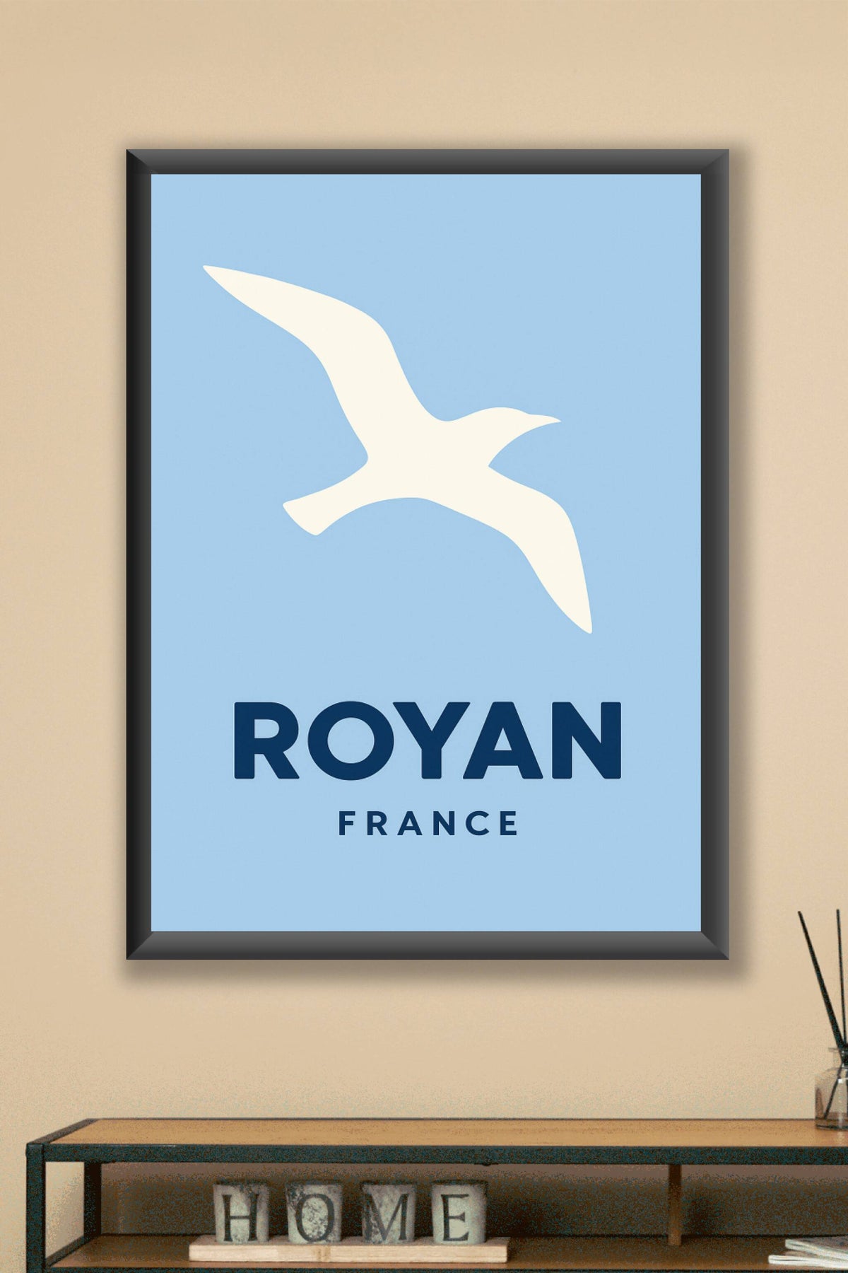 Affiche Royan — L'envolée marine de la Côte Atlantique · poster d'art de Royan