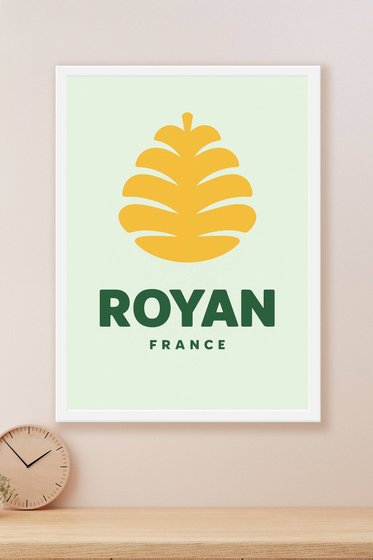 Affiche Royan — Élégance Naturelle et Design Minimaliste · poster d'art de Royan