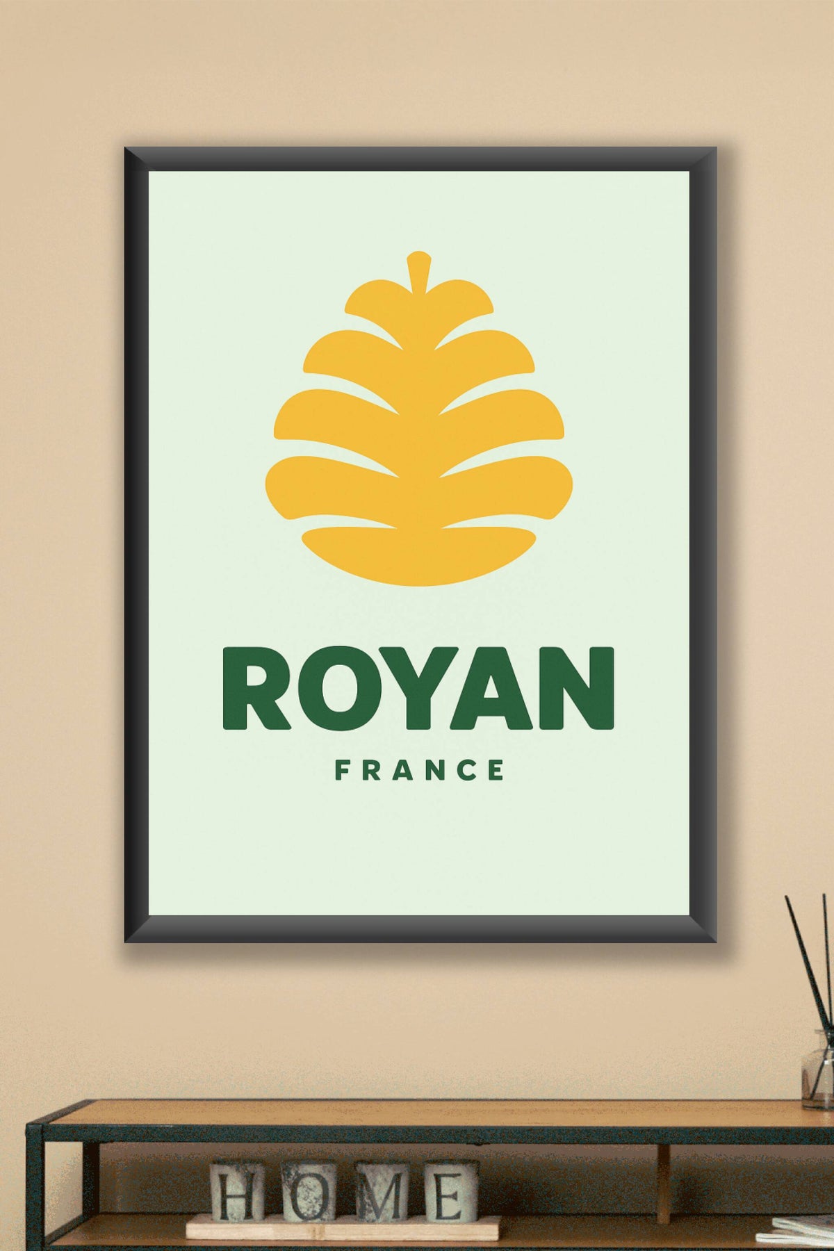 Affiche Royan — Élégance Naturelle et Design Minimaliste · poster d'art de Royan