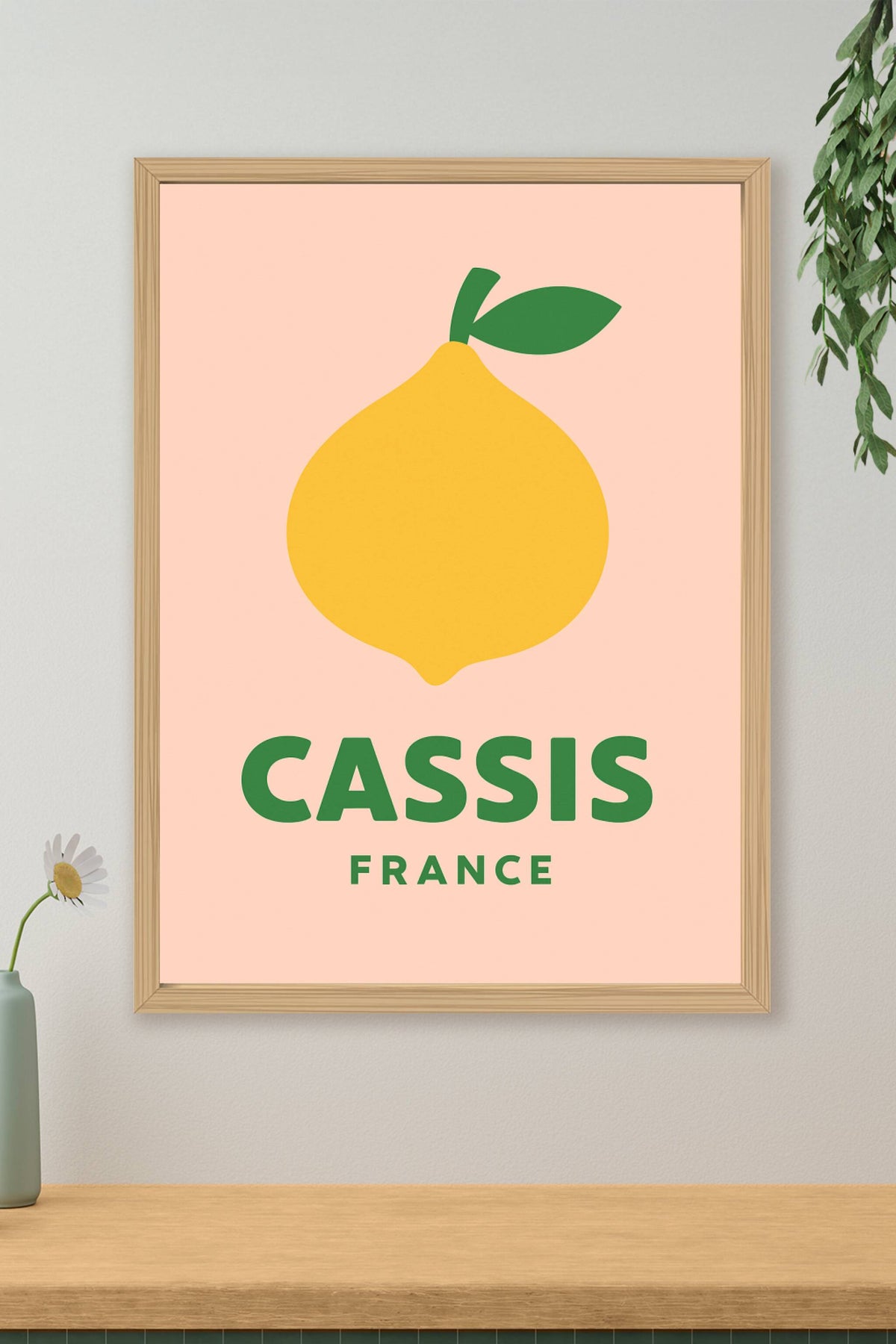 Affiche Cassis — Charme et fraîcheur méditerranéenne · poster d'art de Cassis