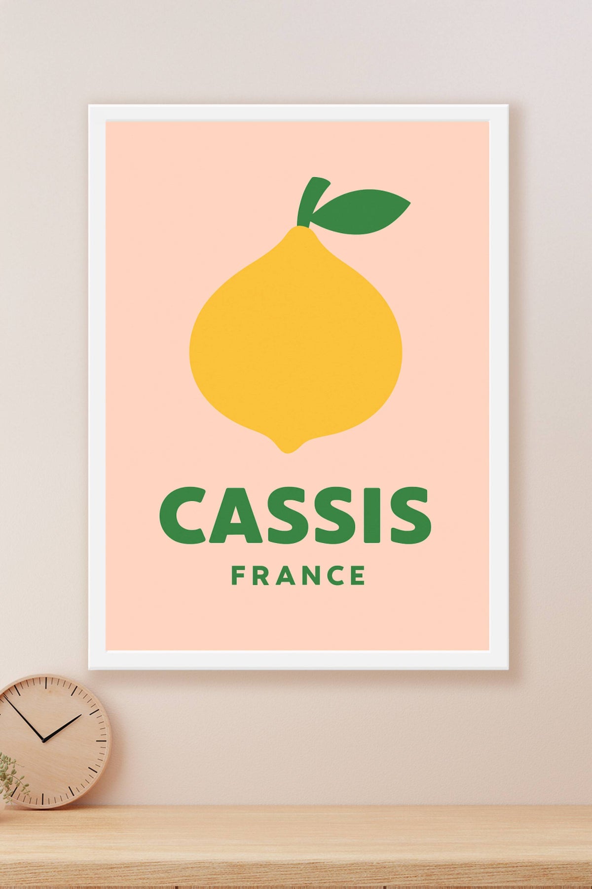 Affiche Cassis — Charme et fraîcheur méditerranéenne · poster d'art de Cassis