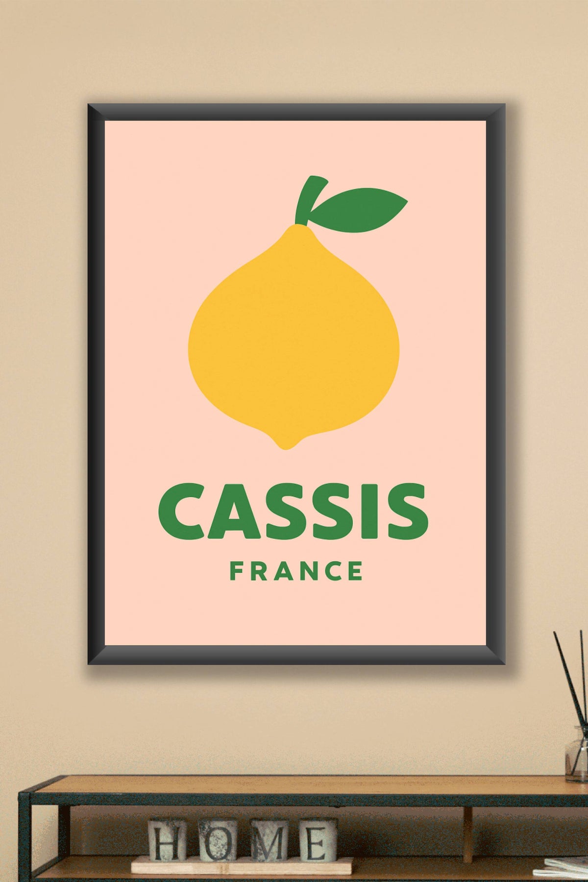 Affiche Cassis — Charme et fraîcheur méditerranéenne · poster d'art de Cassis