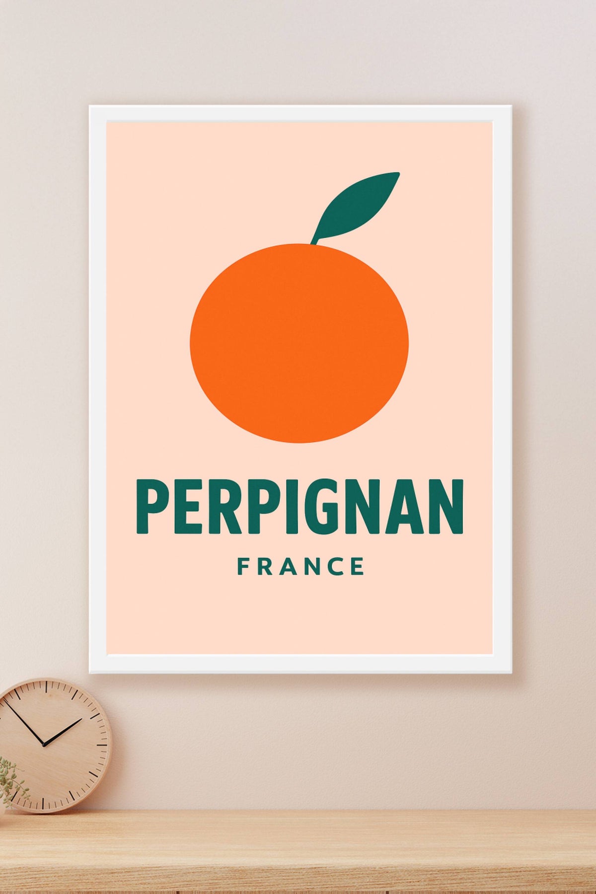 Affiche Perpignan — L'essence vitaminée du Sud · poster d'art de Perpignan