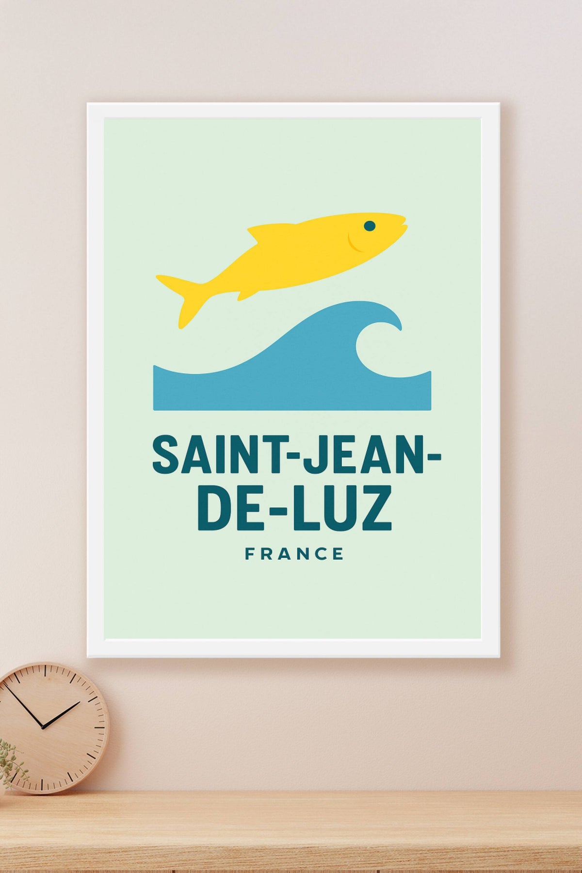 Affiche Saint-Jean-de-Luz — L'esprit marin en couleur · poster d'art de Saint-Jean-de-Luz