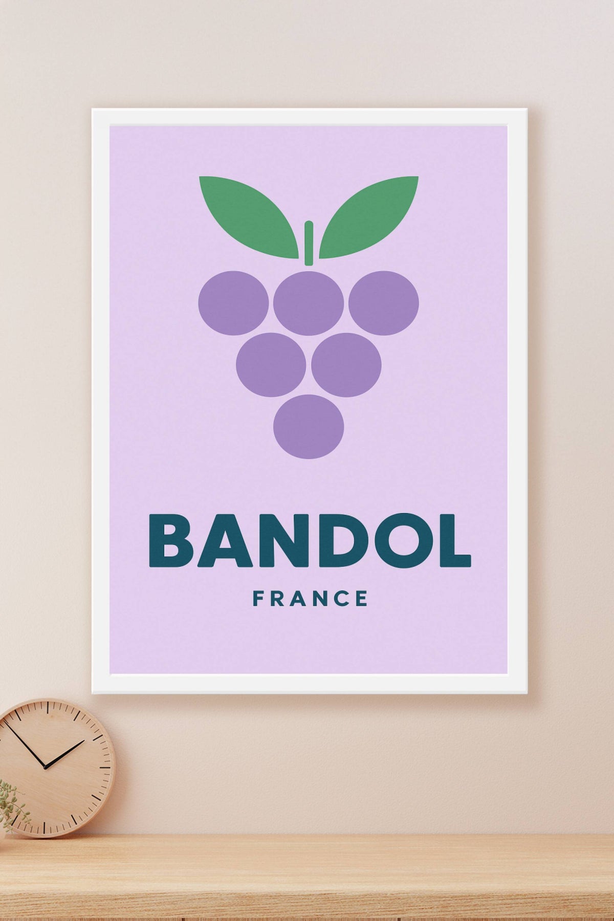 Affiche Bandol — L’élégance du terroir viticole · poster d'art de Bandol