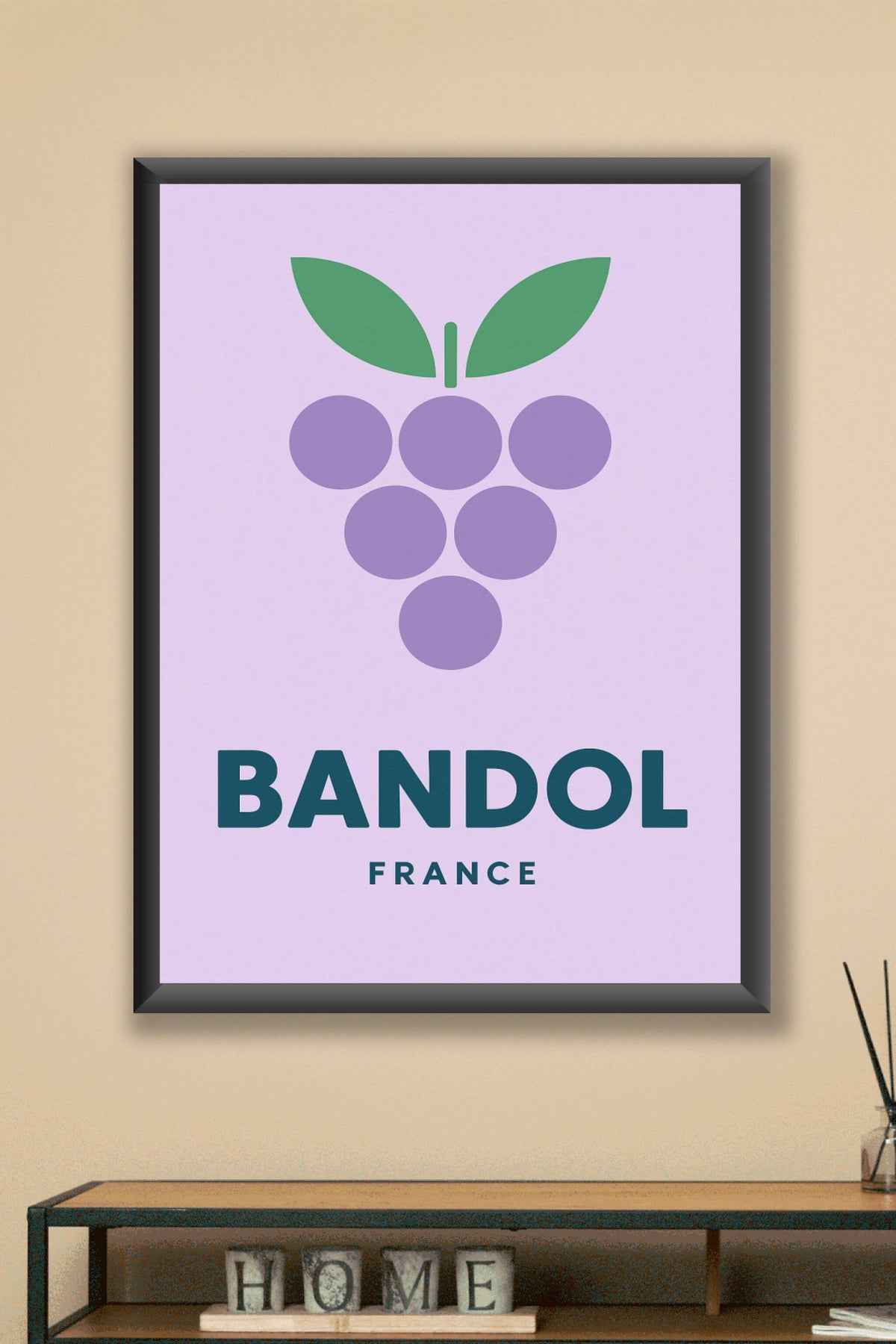 Affiche Bandol — L’élégance du terroir viticole · poster d'art de Bandol