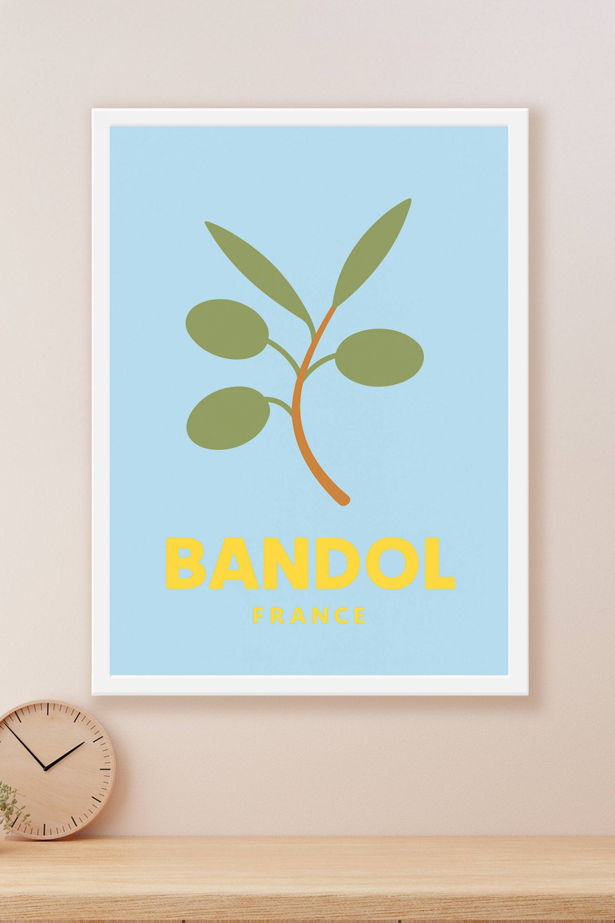 Affiche Bandol — L'élégance méditerranéenne à portée de main · poster d'art de Bandol