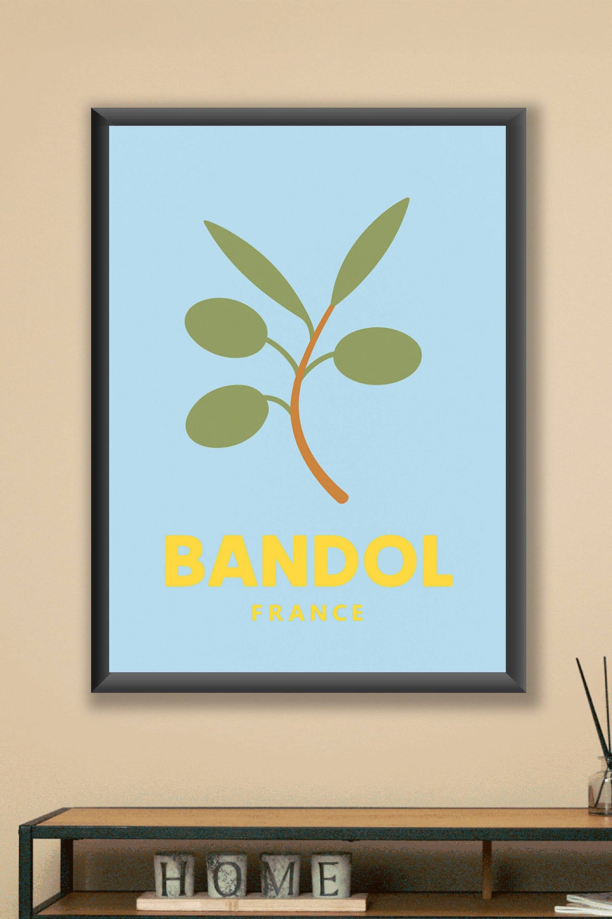 Affiche Bandol — L'élégance méditerranéenne à portée de main · poster d'art de Bandol