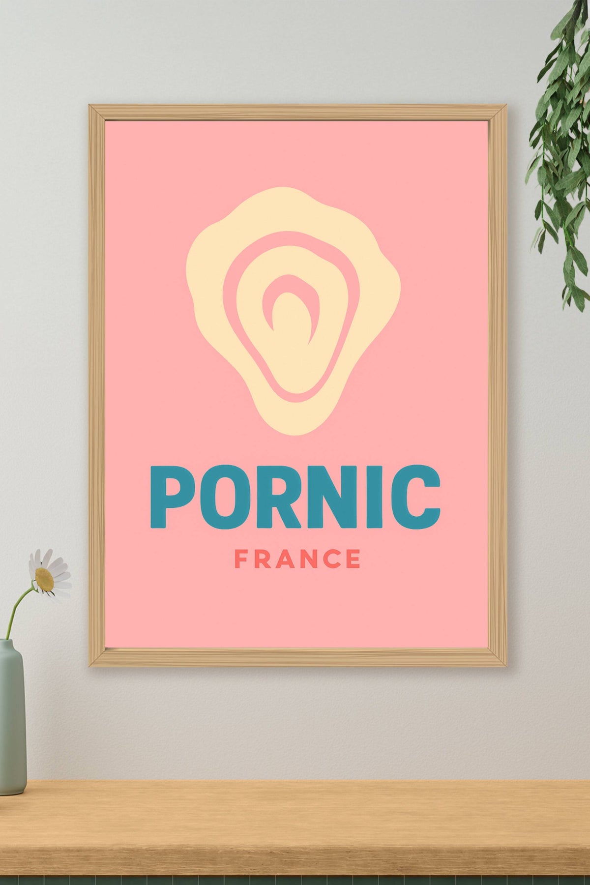 Affiche Pornic — Charme et douceur de la côte Atlantique · poster d'art de Pornic