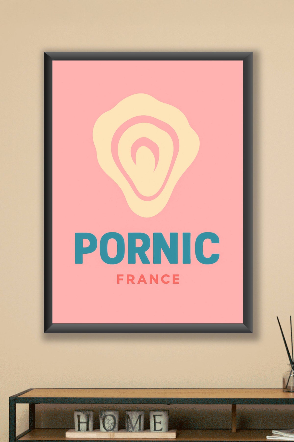 Affiche Pornic — Charme et douceur de la côte Atlantique · poster d'art de Pornic