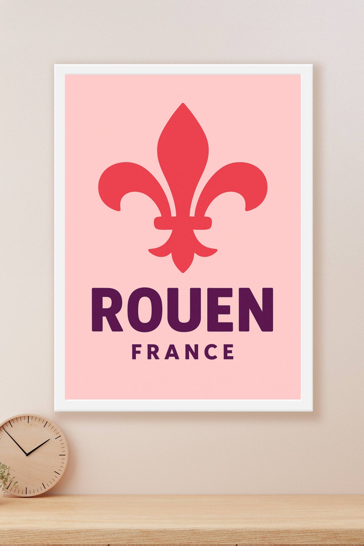 Affiche Rouen — Élégance et tradition normande · poster d'art de Rouen