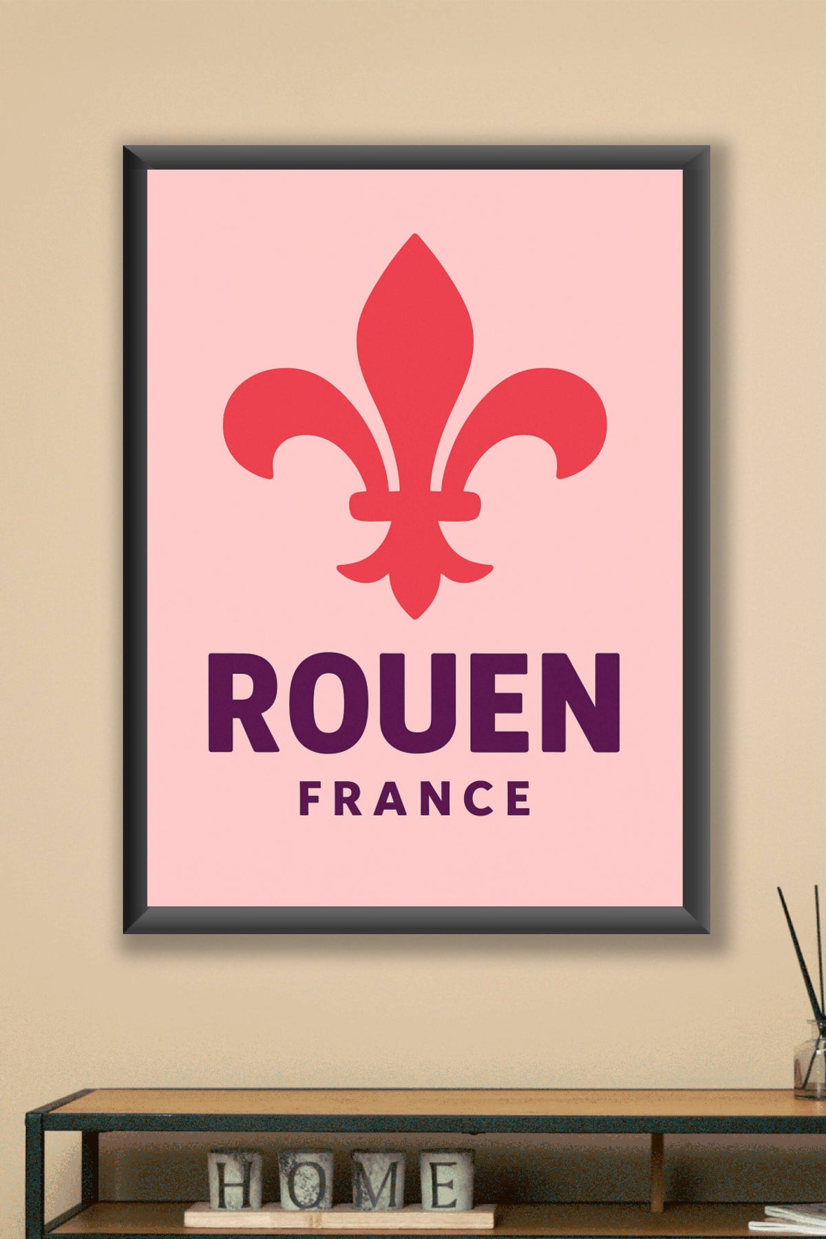 Affiche Rouen — Élégance et tradition normande · poster d'art de Rouen
