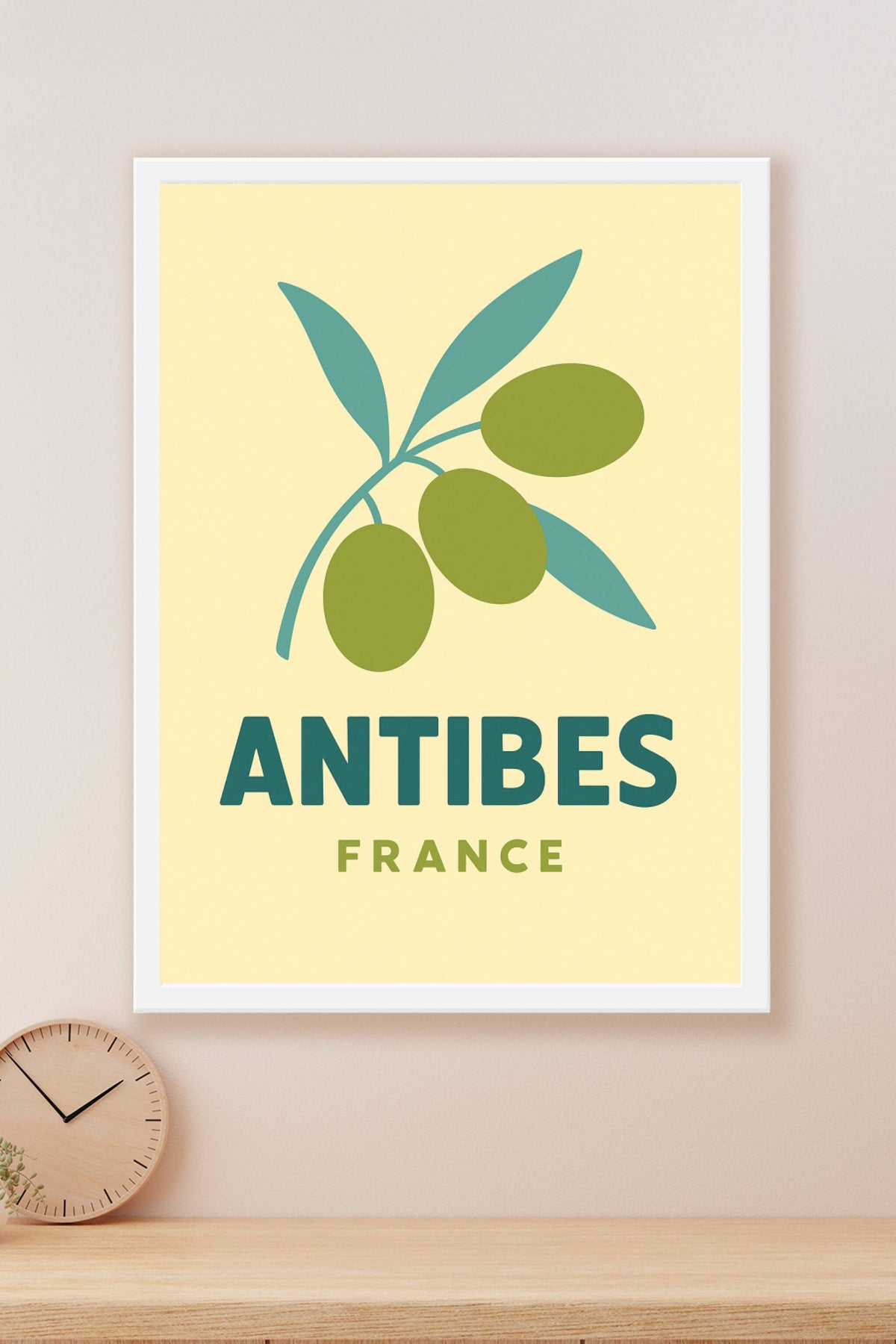 Affiche Antibes — L'élégance méditerranéenne en affiche · poster d'art de Antibes