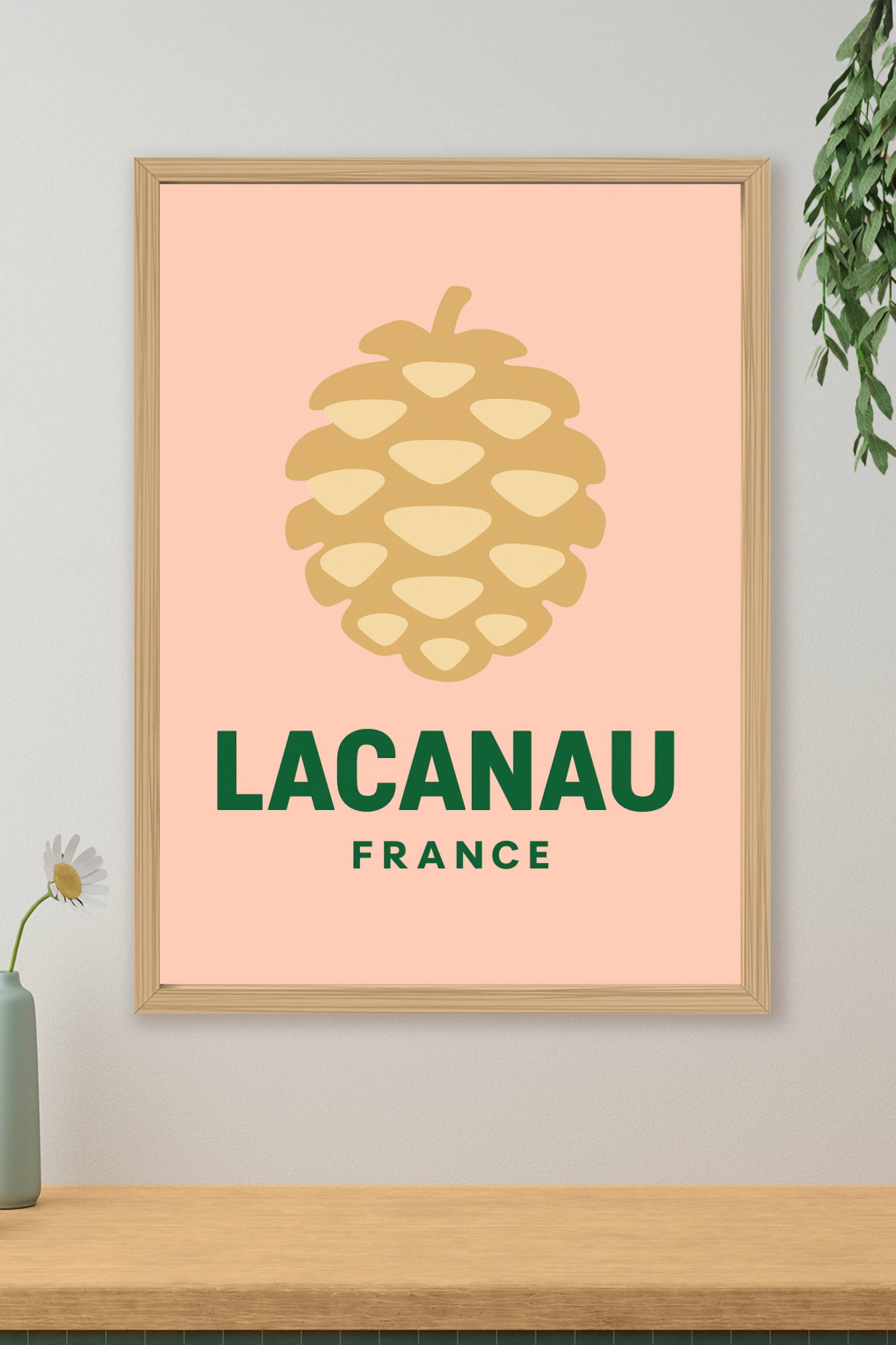 Affiche de Lacanau - Élégance naturelle et simplicité