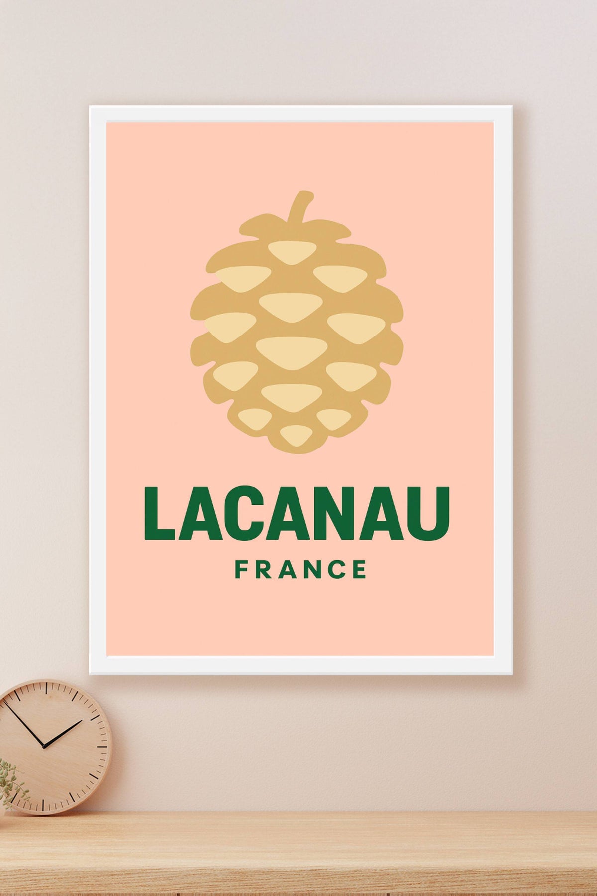 Affiche Lacanau — Élégance naturelle et simplicité · poster d'art de Lacanau