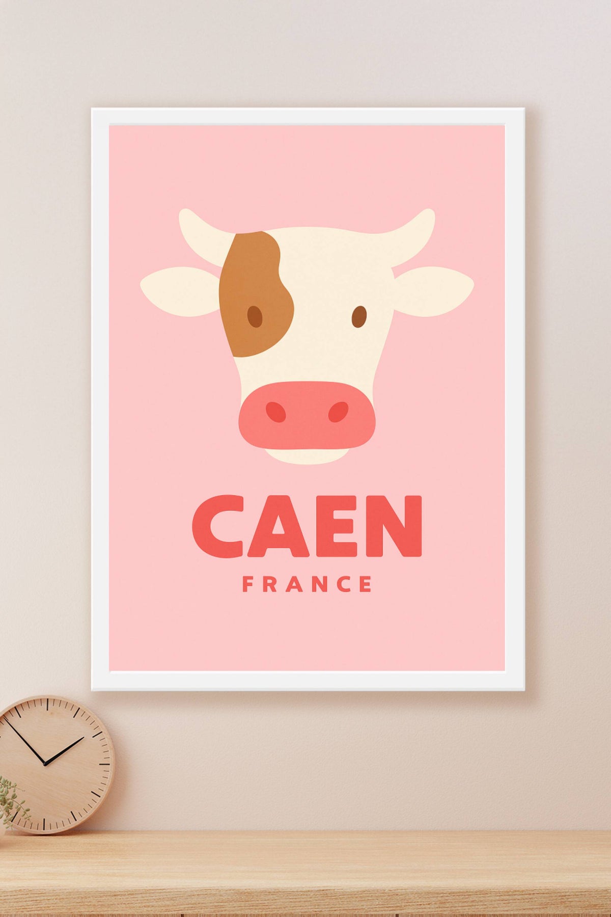 Affiche Caen — La douceur normande en affiche · poster d'art de Caen