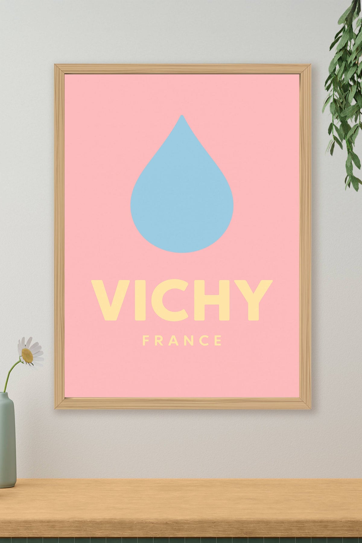 Affiche Vichy — L’élégance de la source thermale · poster d'art de Vichy