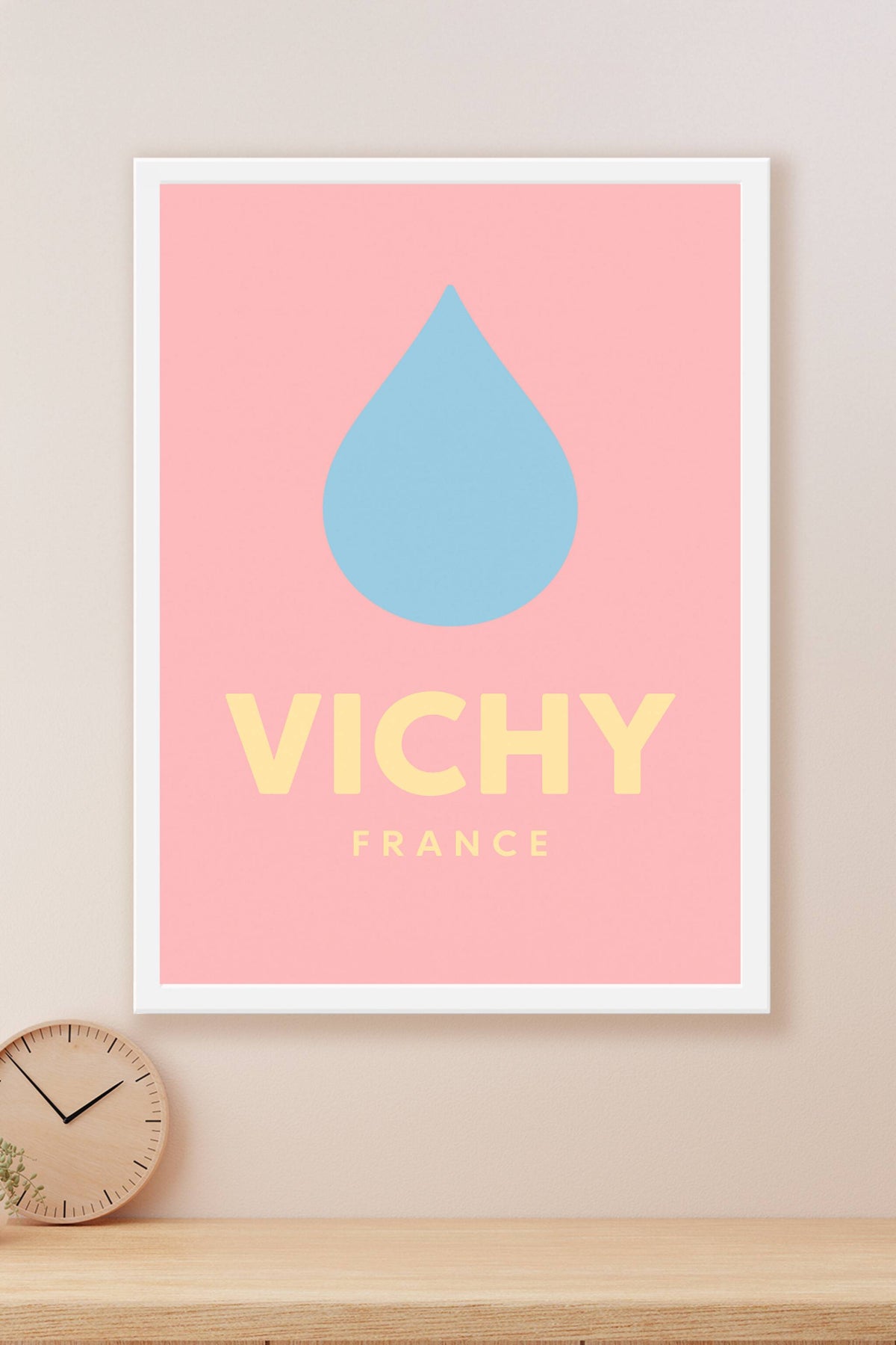 Affiche Vichy — L’élégance de la source thermale · poster d'art de Vichy