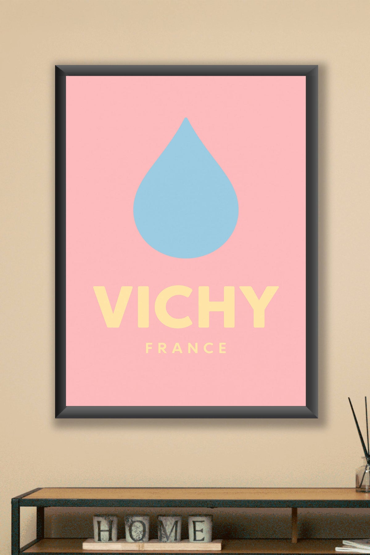 Affiche Vichy — L’élégance de la source thermale · poster d'art de Vichy