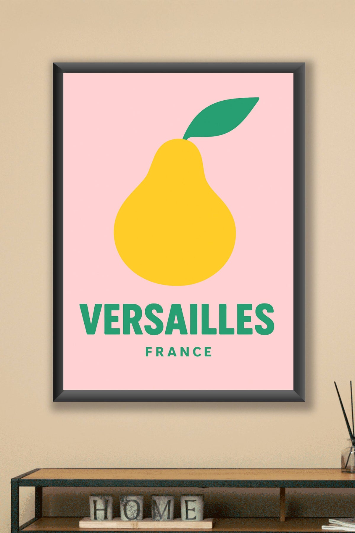 Affiche Versailles — Un fruit d'élégance et de simplicité · poster d'art de Versailles