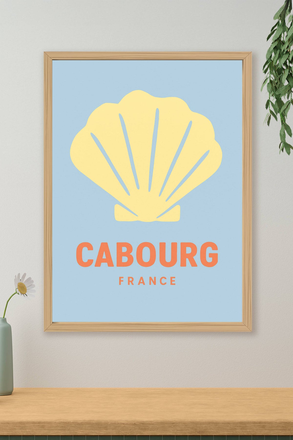 Affiche Cabourg — L'élégance marine à portée de main · poster d'art de Cabourg