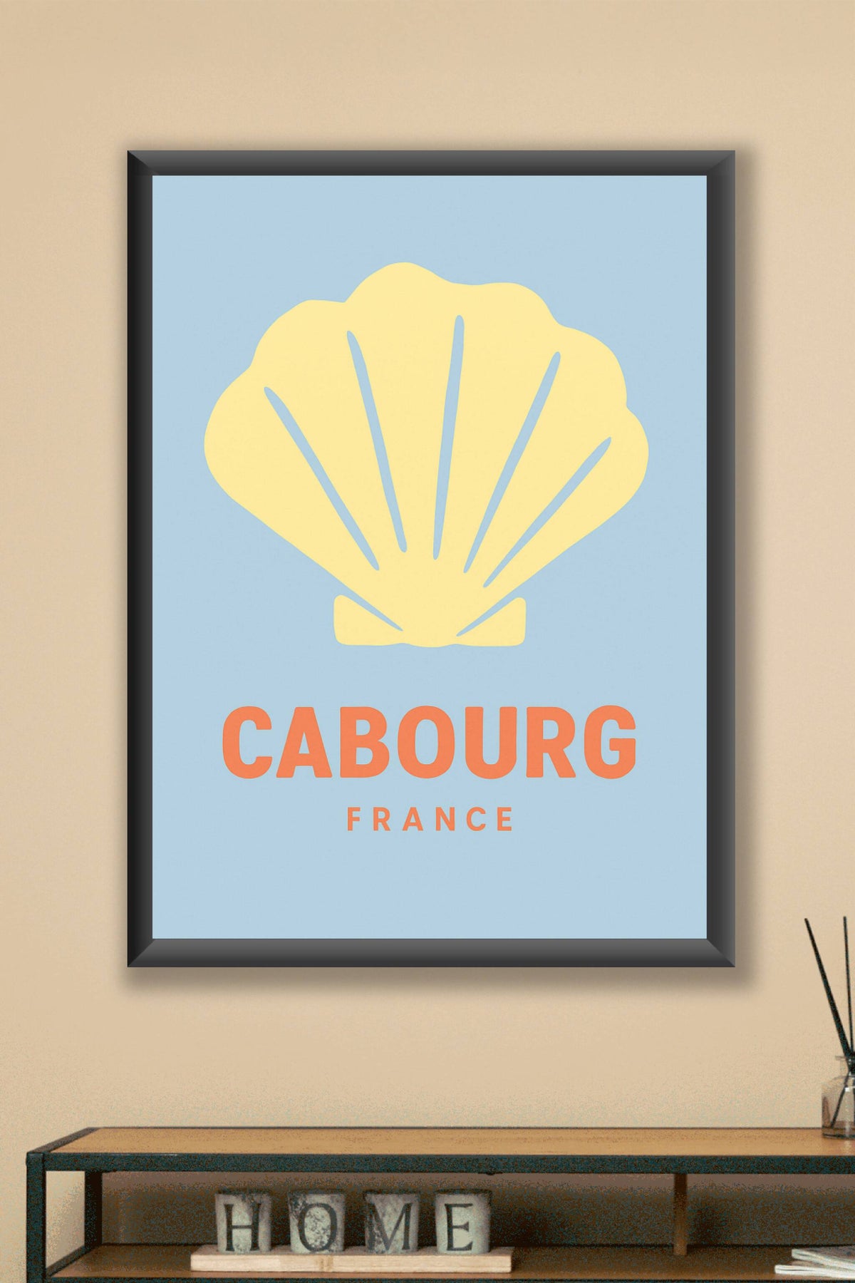 Affiche Cabourg — L'élégance marine à portée de main · poster d'art de Cabourg