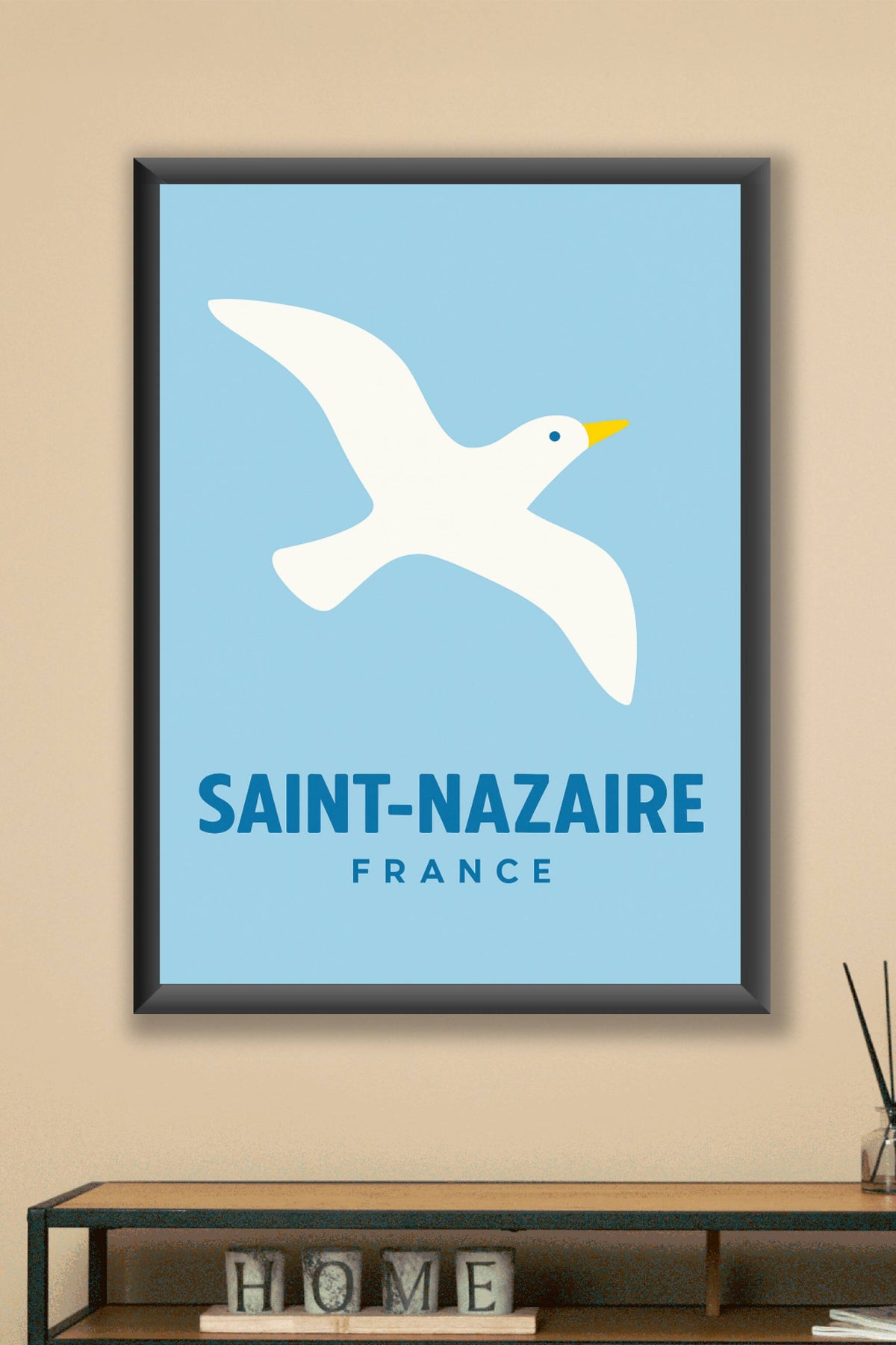 Affiche Saint-Nazaire — L'élégance aérienne de la Côte Atlantique · poster d'art de Saint-Nazaire