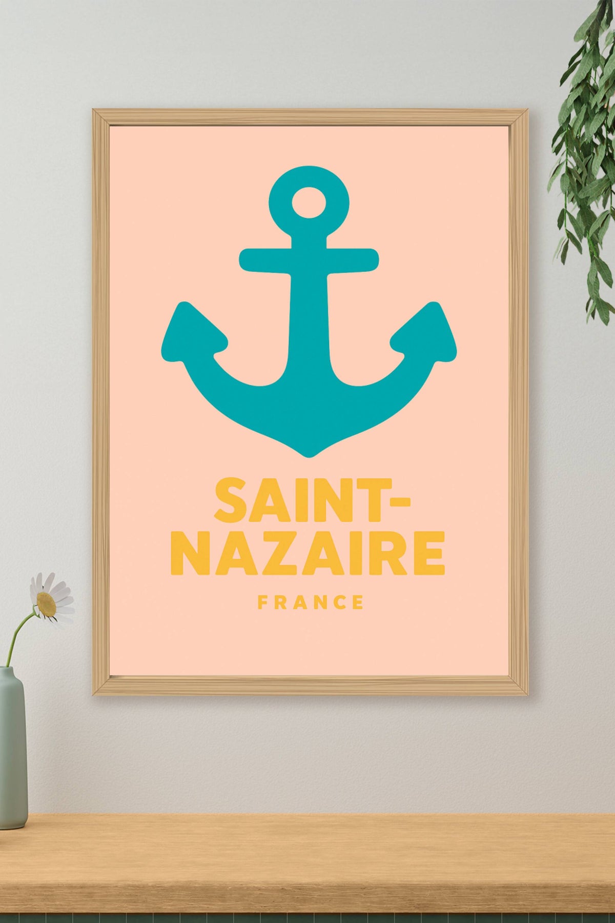 Affiche Saint-Nazaire — L’esprit maritime en couleur · poster d'art de Saint-Nazaire