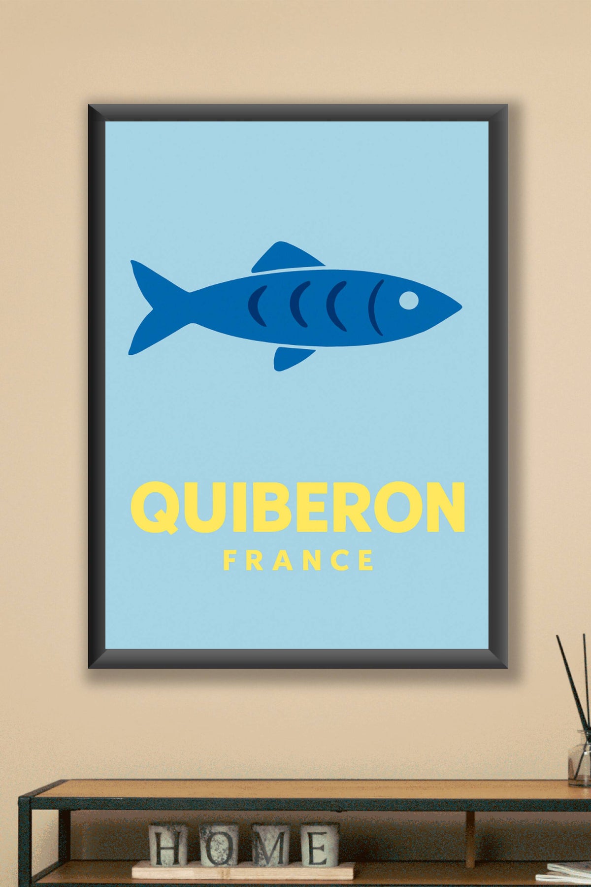 Affiche Quiberon — L'Esprit Marin Simplifié · poster d'art de Quiberon