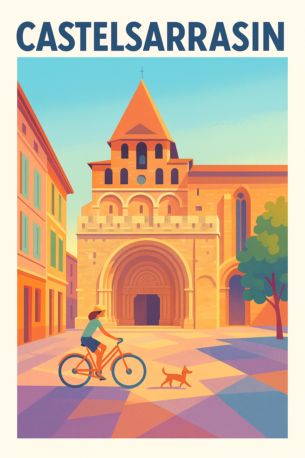Affiche de Castelsarrasin - Balade ensoleillée au cœur de la ville