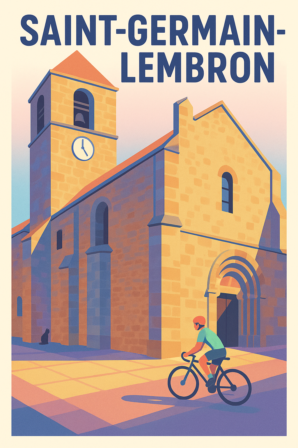 Affiche de Saint-Germain-Lembron - Charme et sérénité au cœur du patrimoine