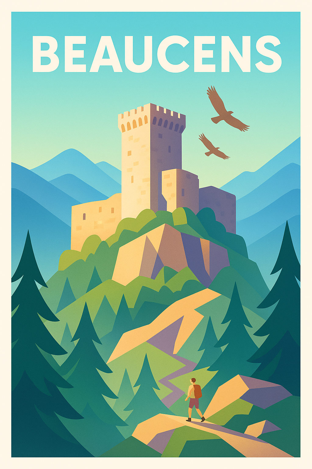 Affiche de Beaucens - Évasion et nature au cœur des montagnes