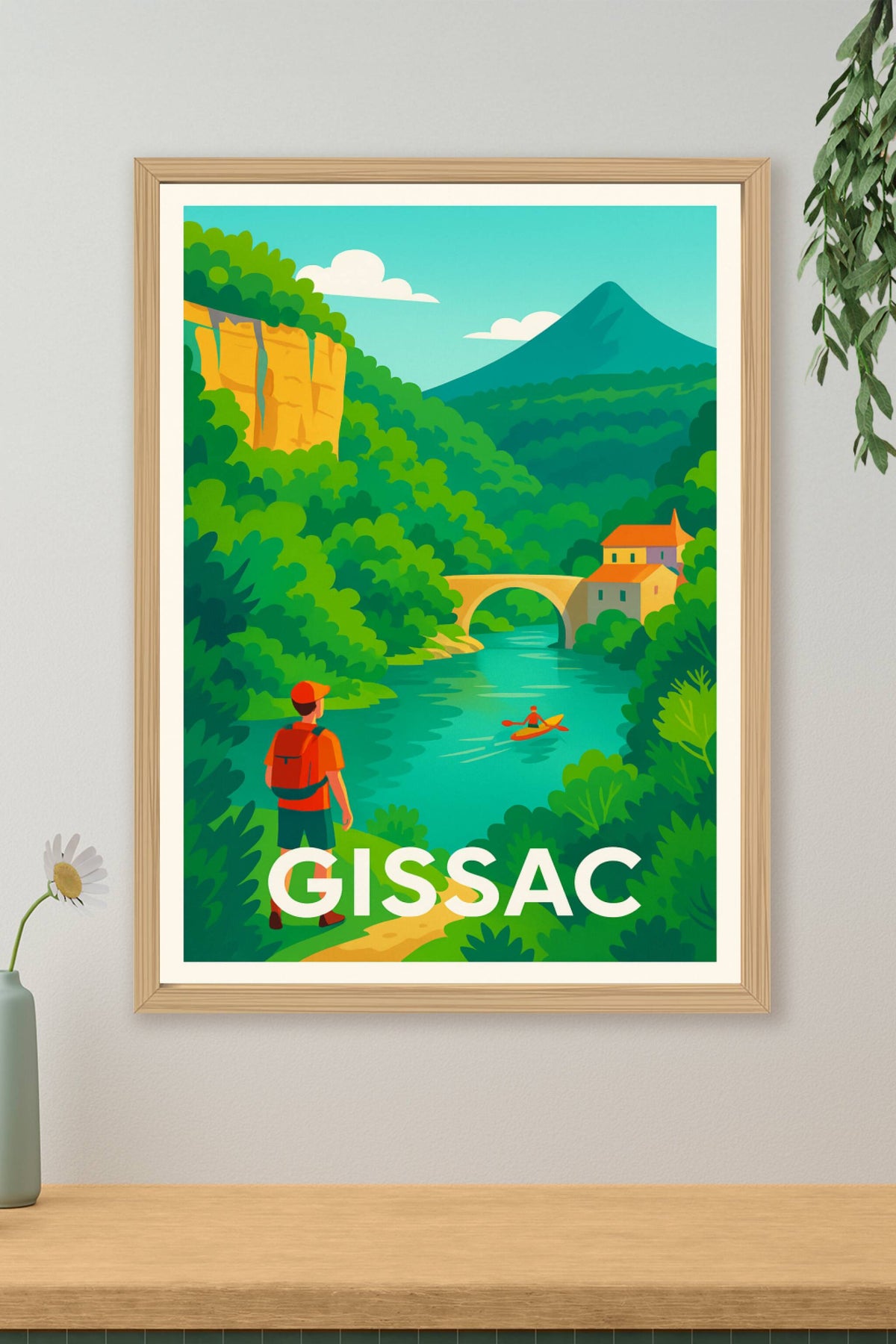 Affiche Gissac — Plongée au cœur de la nature sauvage · poster d'art de Gissac