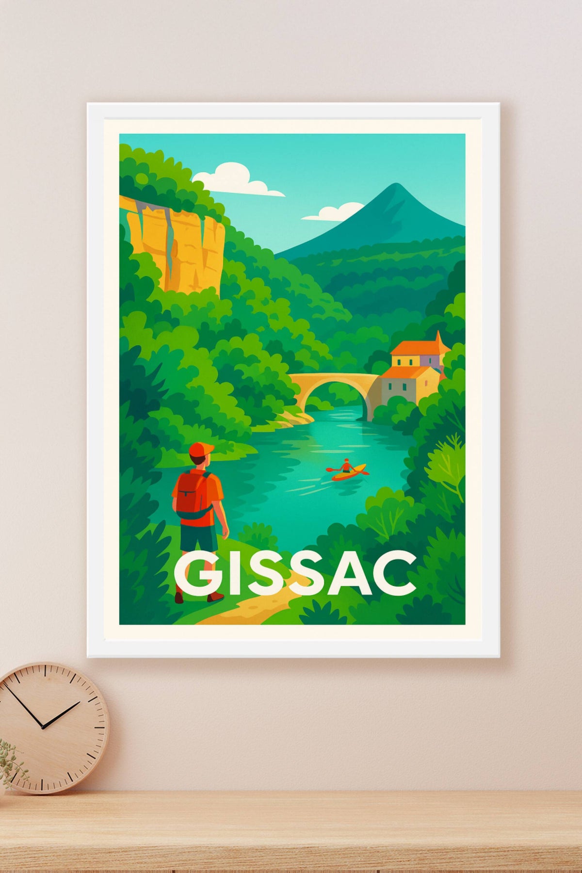 Affiche Gissac — Plongée au cœur de la nature sauvage · poster d'art de Gissac