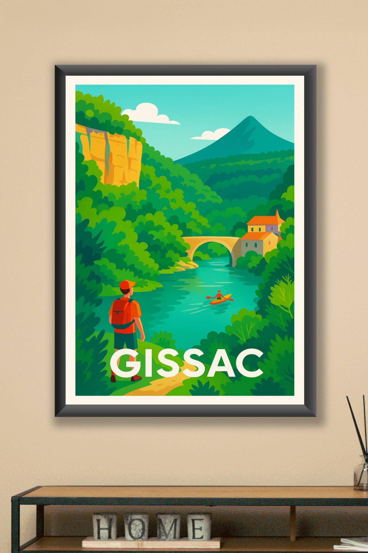 Affiche Gissac — Plongée au cœur de la nature sauvage · poster d'art de Gissac