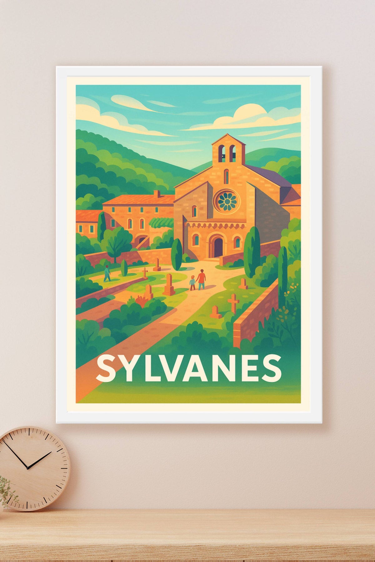 Affiche Sylvanes — Charme et sérénité au cœur de l'Abbaye · poster d'art de Sylvanes
