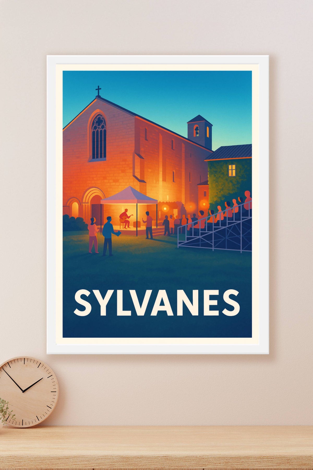 Affiche Sylvanes — Soirée musicale au cœur de l'abbaye · poster d'art de Sylvanes
