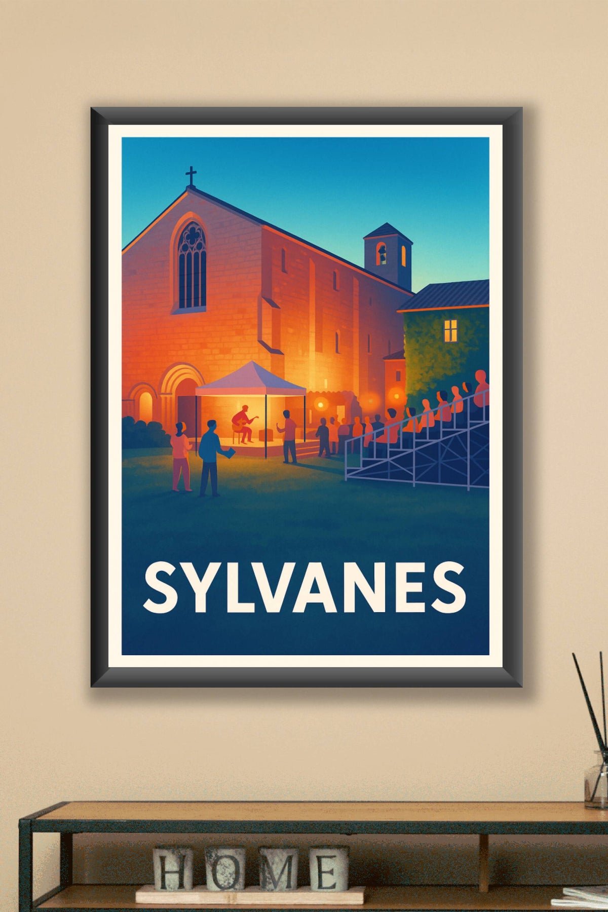 Affiche Sylvanes — Soirée musicale au cœur de l'abbaye · poster d'art de Sylvanes