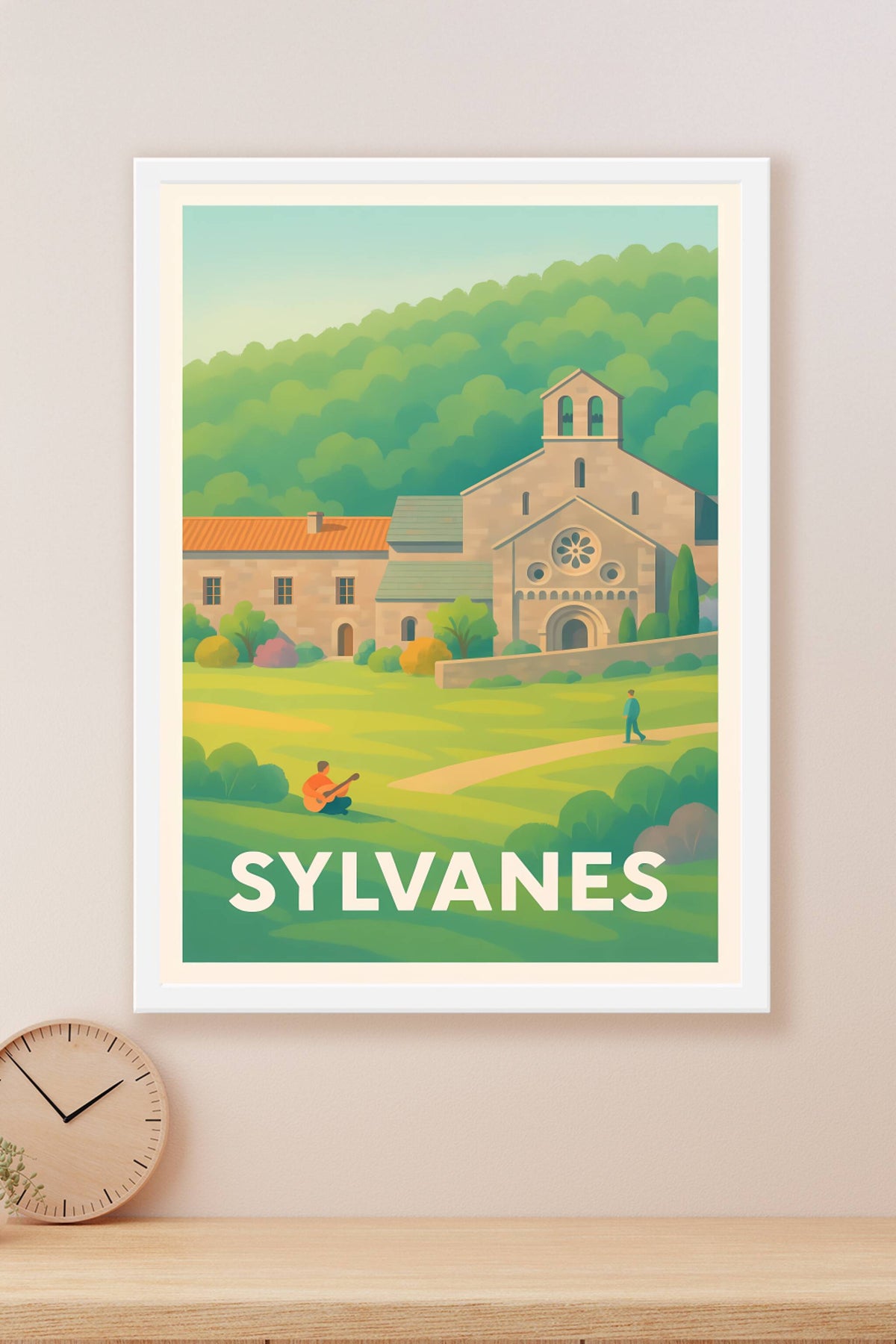 Affiche Sylvanes — Sérénité et nature au cœur de l'abbaye · poster d'art de Sylvanes